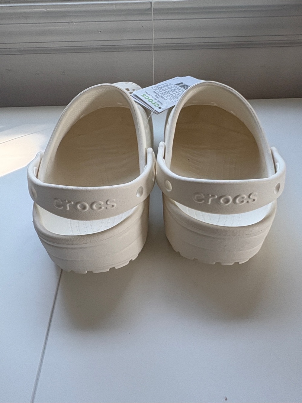 CROCS Floral Cutout Clog - Cream - Picture 4 of 4
